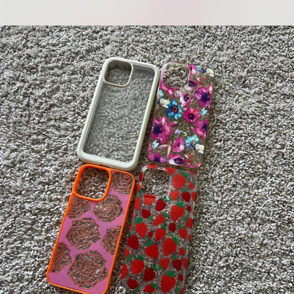 Floral and Patterned Phone Cases Set